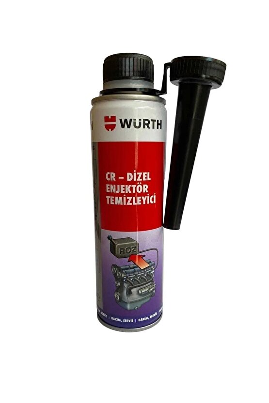 DİZEL YAKIT SİST VE ENJEKTÖR TEMİZLEYİCİ 300 ML 5861011300-WÜRTH
