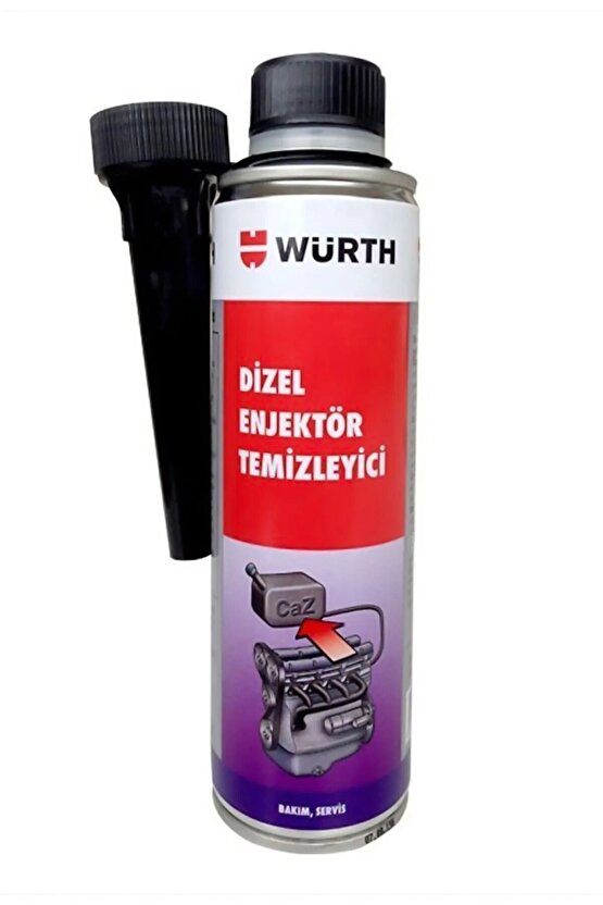DİZEL YAKIT SİST VE ENJEKTÖR TEMİZLEYİCİ 300 ML 5861011300-WÜRTH