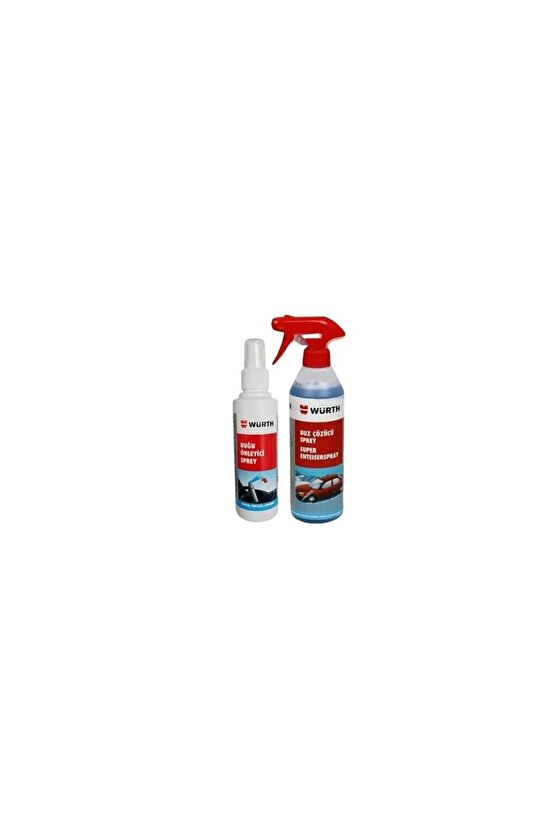 Wurth Buz Çözücü Sprey 500 Ml ve Buğu Önleyici Sprey 150ml
