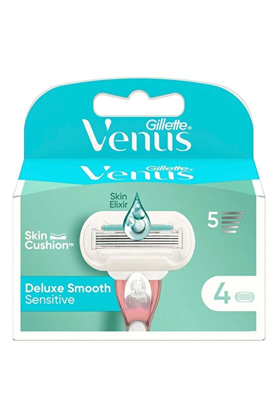 Venus Deluxe Smooth Yedek 5 Bıçaklı 4 Adet
