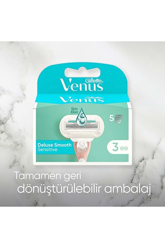Venus Deluxe Smooth Yedek 5 Bıçaklı 4 Adet