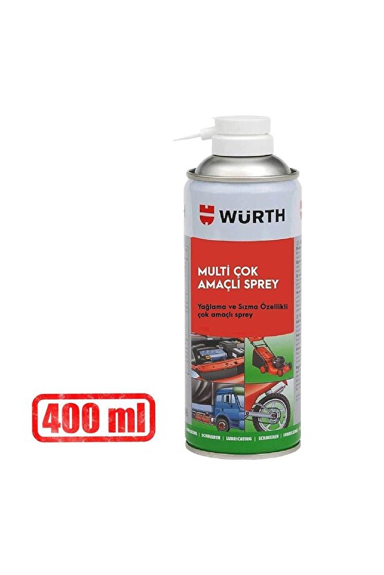 Yağlayıcı Yağlama Paslanma Koruyucu Multi Çok Amaçlı Sprey 400 ml Gıcırtı Pas Giderici