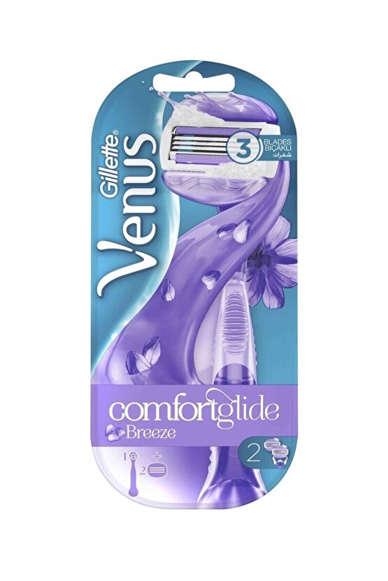 Venüs Comfortglide Breeze Kadın Tıraş Bıçağı 2 Yedek Başlık