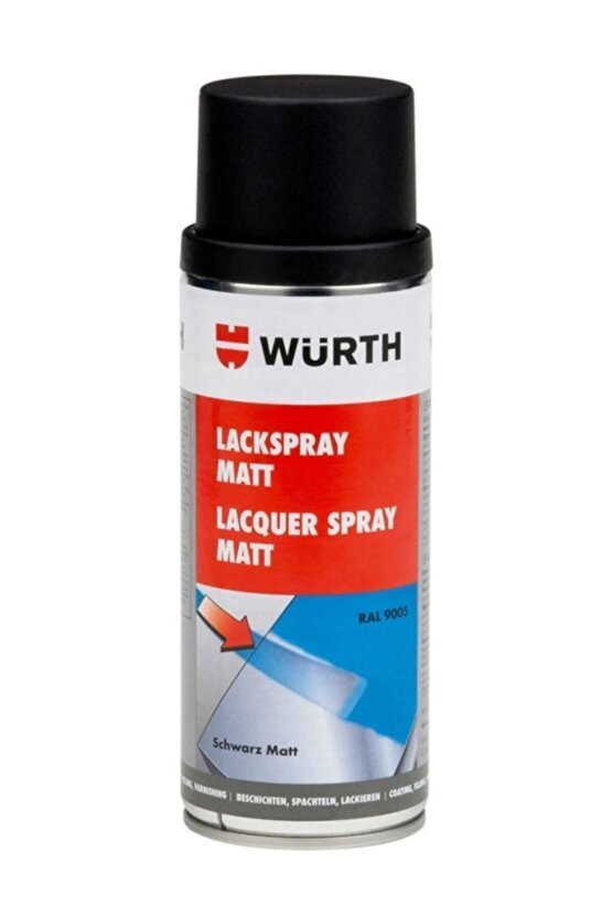 Sprey Boya Ipeksi Parlak Sprey Tampon Boya Fiat120 Siyah 400ml Liftparts Forklift