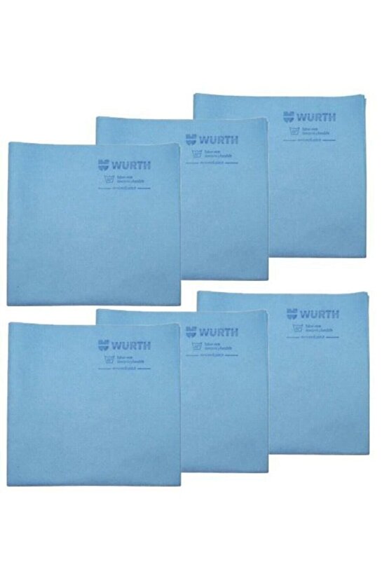 Star Global 38x60 Cm Sentetik Güderi Bez Mavi 130 gr 6 Adet