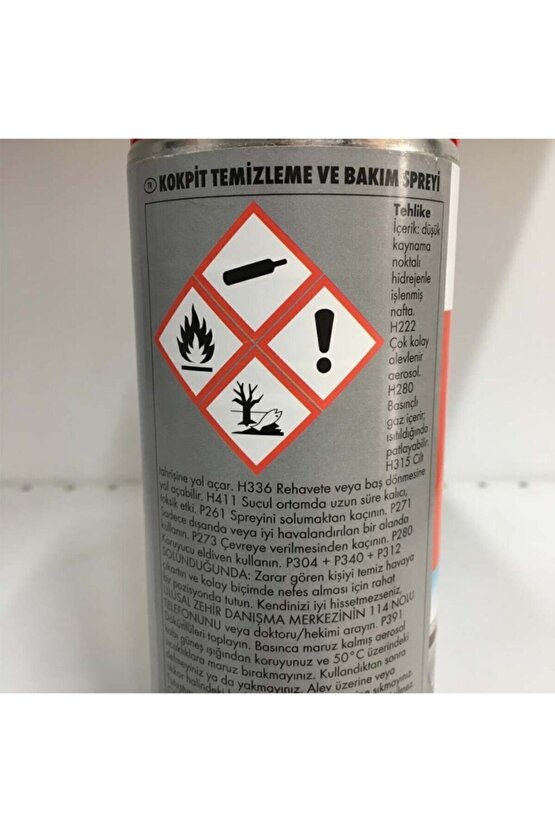 Kokpit Temizleme Ve Bakım Spreyi 400 Ml