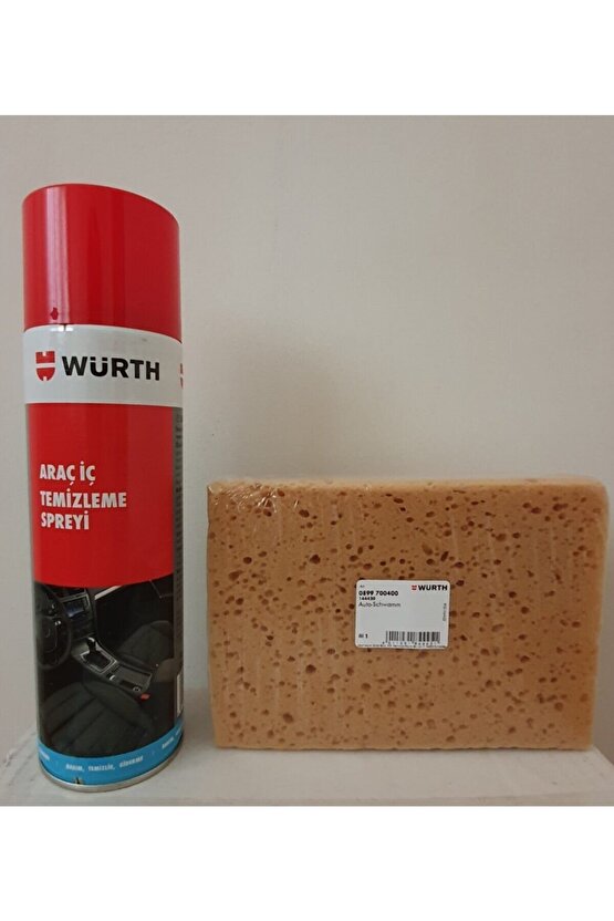 Araç Içi Temizleme Sprey Ve Oto Yıkama Süngeri