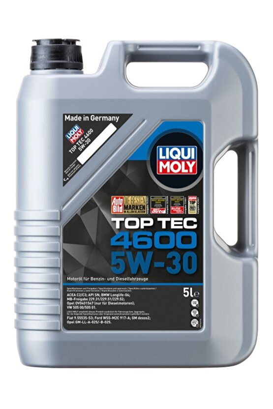 Top Tec 4600 5w-30 5 Litre Motor Yağı Üretim 2024