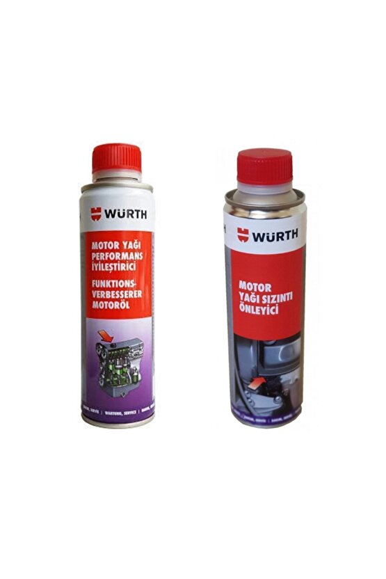 Motor Yağı Performans İyileştirici +  Motor Yağı Sızıntı Önleyici 300 ml