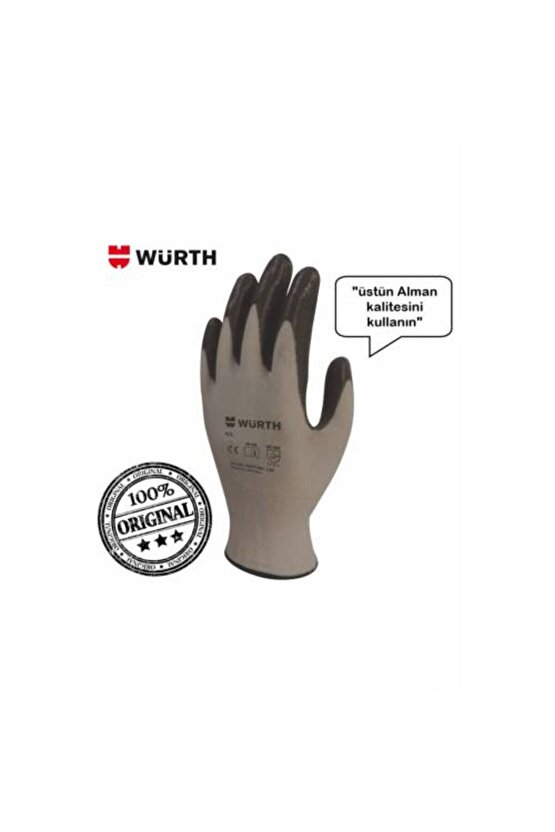 Mekanikçi Iş Eldiveni Siyah 9large 12 Çift