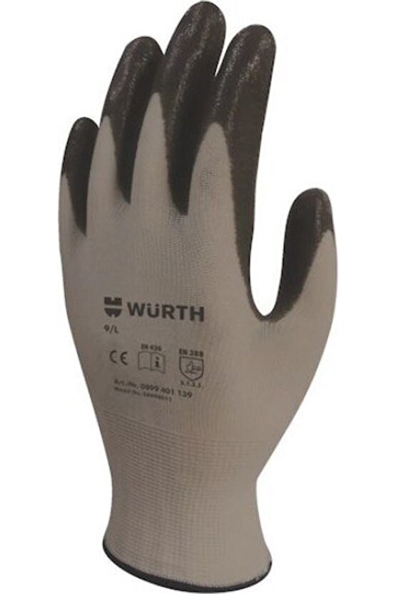 Iş Güvenlik Eldiveni Iş Güvenlik Eldiveni Mekanikçi Eco Iş Güvenliği Eldiveni Mekanikçi Siyah 9