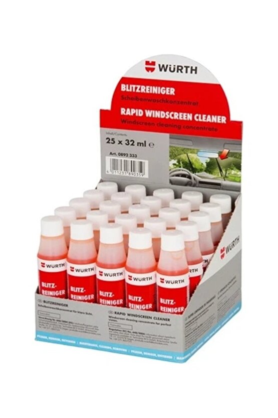 4 Adet - Cam Sabunu 0,32 Ml. 0,32 Ml.