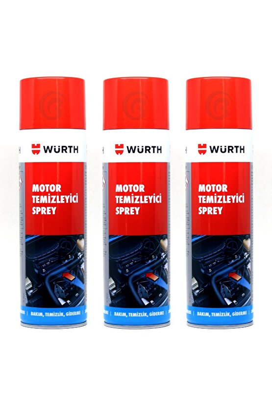 3X Motor Temizleyici Sprey 500 ml (Su Gerekmez)