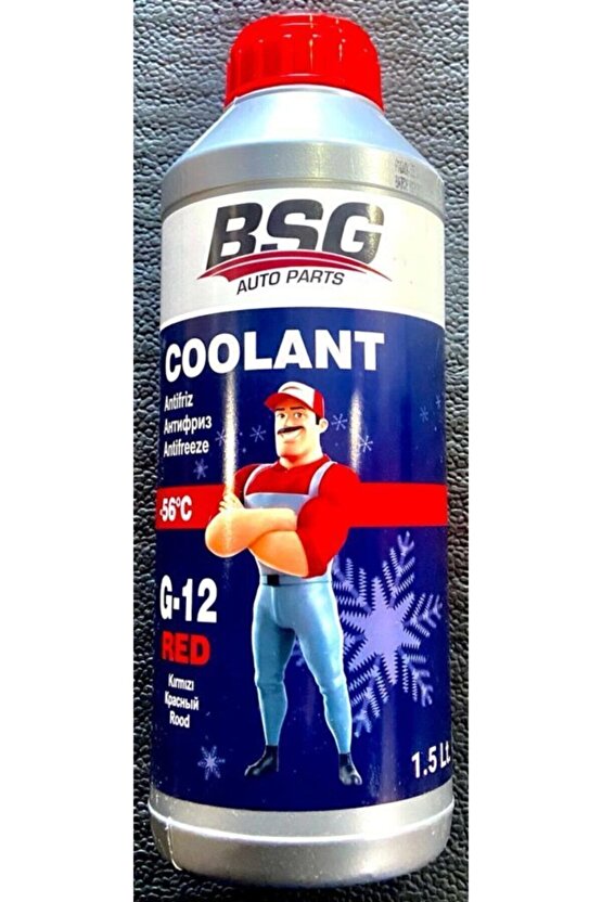 Organik Antifriz Kırmızı (-56°c) 1.5 Litre