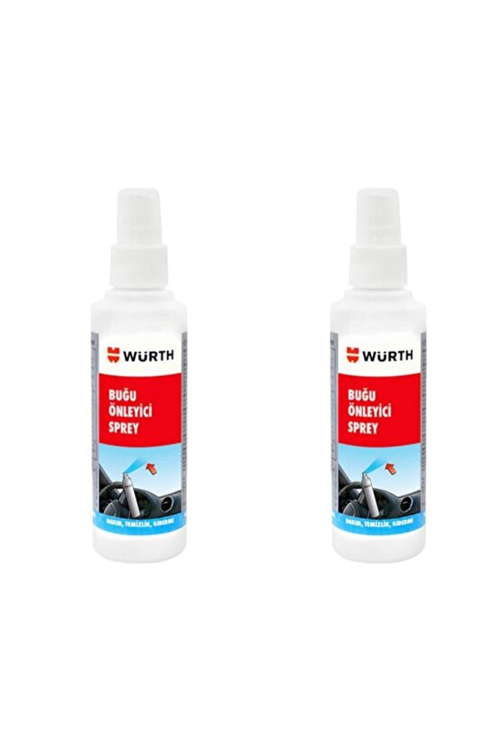 Würth Buğu Önleyici Anti Fog Spray 2 Adet 170ml