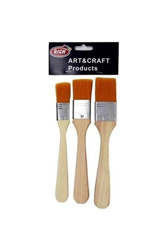 Master Mix Akrilik Boya Seti 12 Lİ + EKO 3 LÜ SARI KIL FIRÇA SET