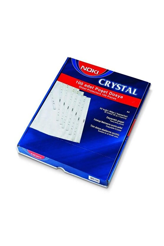 4830CR Crystal (Kristal) Poşet Dosya 100 Lü Kutu