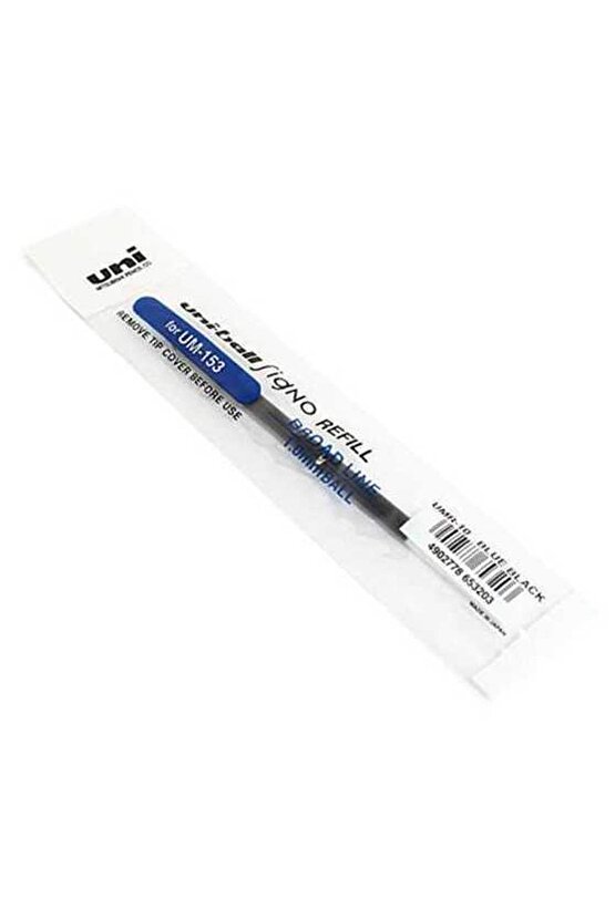 Uniball Signo Broad Um-153 Imza Kalemi Yedeği Mavi 12 Adet(umr-10)