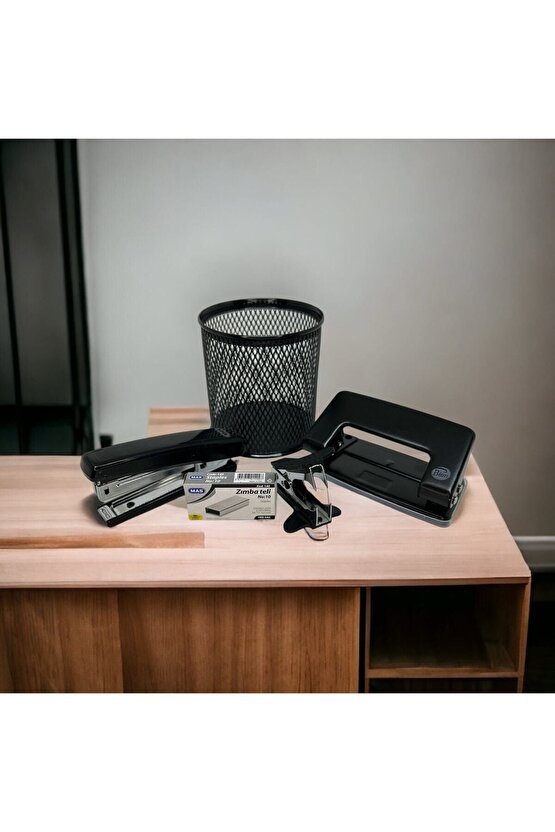 Ofis Seti - Zımba Makinası - Delgeç - Zımba Teli - Tel Sökücü - Kalemlik