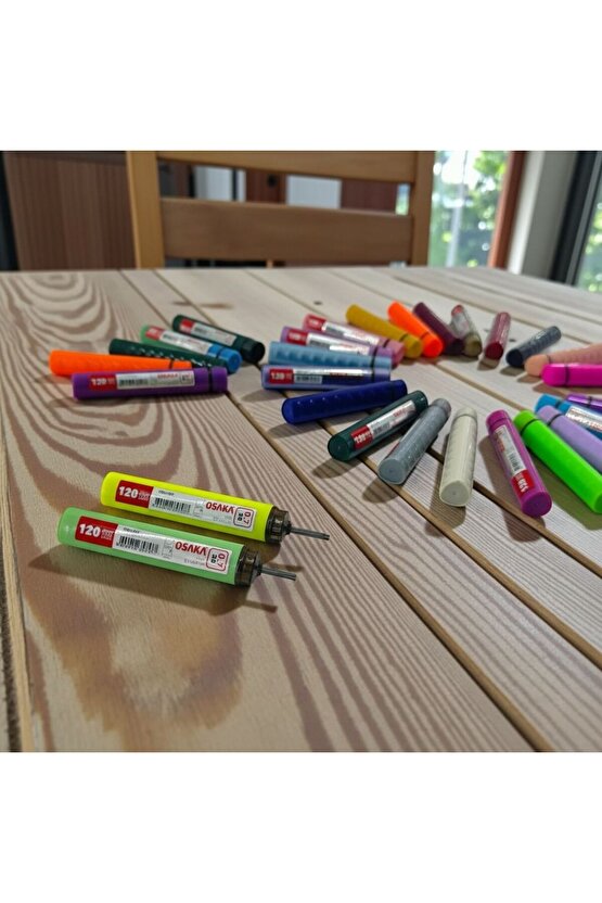 2B 60 mm 0.7 Kalem Ucu 120 li 1 Adet Tüp Ana Renkler Oku-420