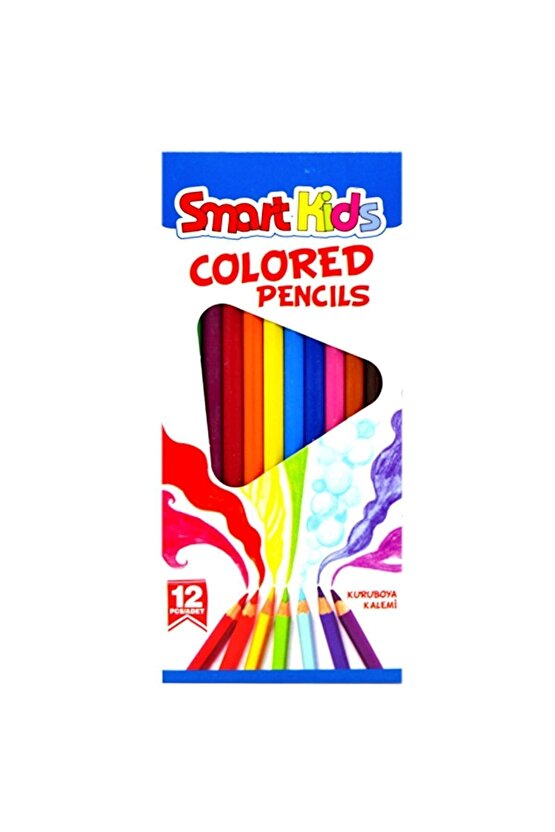 Pastel Boya Kalemi 12li + Kuru Boya Kalemi 12li + Keçeli Boya Kalemi 12li