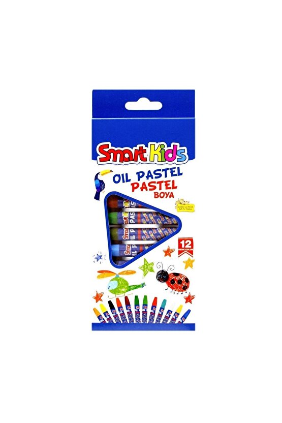 Pastel Boya Kalemi 12li + Kuru Boya Kalemi 12li + Keçeli Boya Kalemi 12li