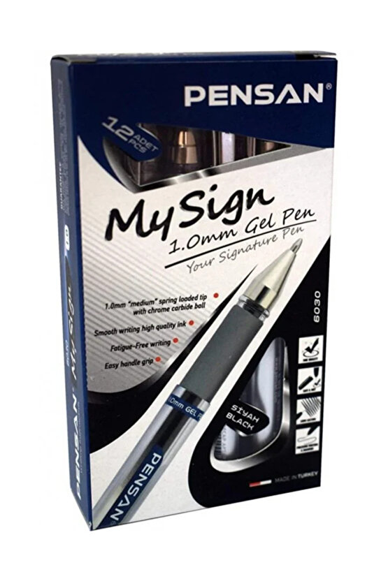 My Sign 1.0 Jel Mürekkepli İmza Kalemi 12li (1 kutu)