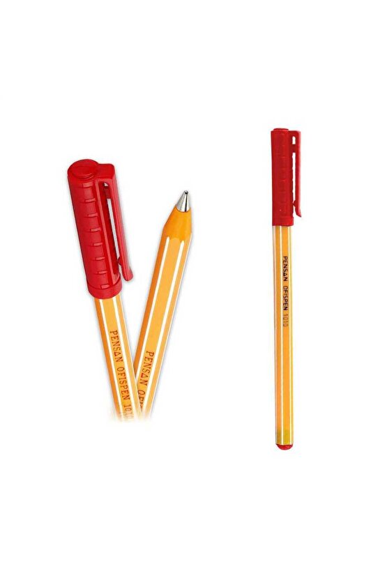 1010 Ofispen 1.00 mm Tükenmez Kalem 1 Adet Mavi - 1 Adet Siyah - 1 Adet Kırmızı