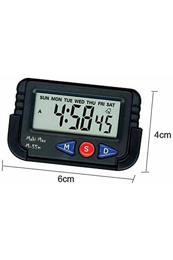 Öğrenci Saati - Kronometreli Ders Çalışma Saati - Mahi Max Dijital Masa Saati Ve Araba Saati