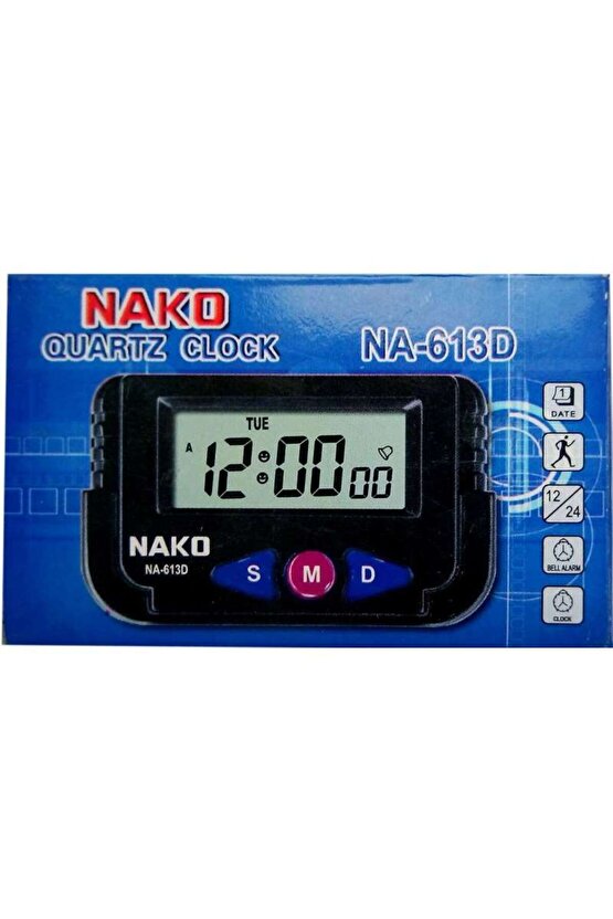 Öğrenci Saati Nako Kronometreli Ders Çalışma Saati Dijital Masa Saati Alarm Kronometre