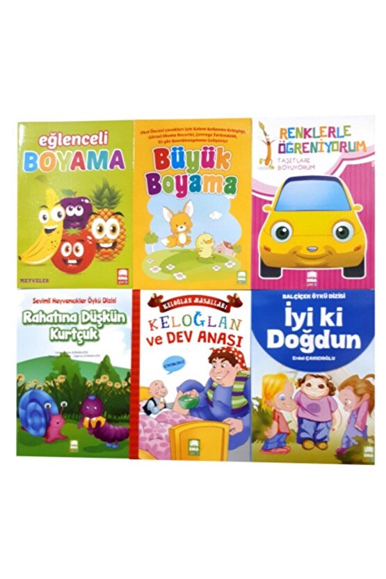 Çocuk Boyama - Okuma Ve Etkinlik Hediye Seti