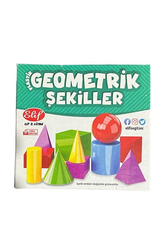 11 Parça Geometrik Şekiller Eğitici Geometrik Şekiller İlkokul ve Okul Öncesi Eğitici Matematik Seti