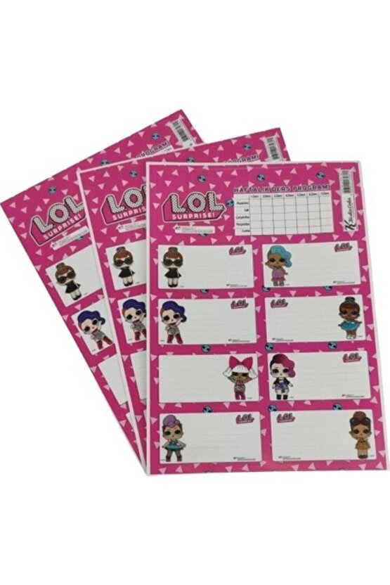 Lol Ders Programı Üçlü Öğrenci Etiketi 220130-93