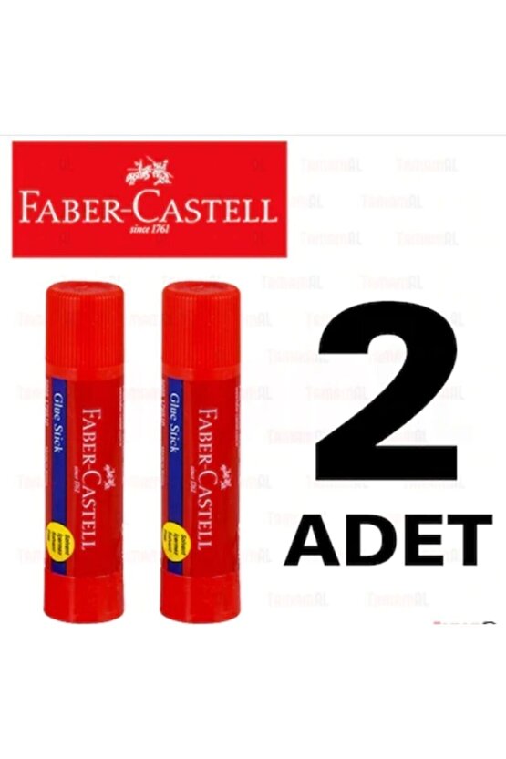Kırtasiye ve Oyuncak Dünyası Faber Castell 40 Gram Büyük Boy Stick 2 Adet