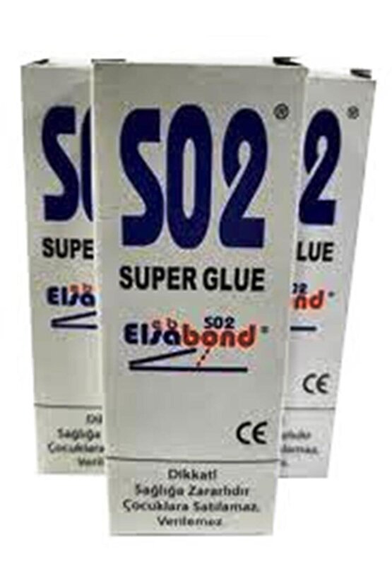 S02 Japon Yapıştırıcı Süper Hızlı Yapıştırıcı 20gr