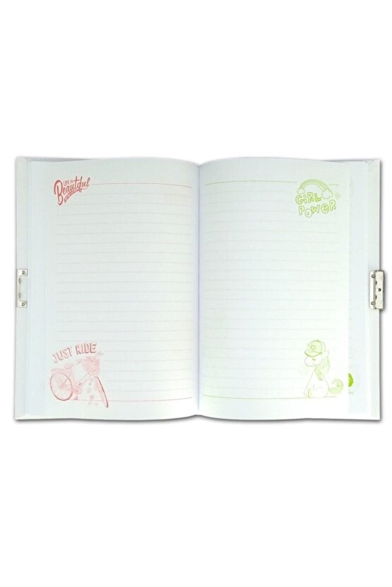 Çınar Uni Note Kilitli Günlük & Hatıra Defteri Unicorn Magical