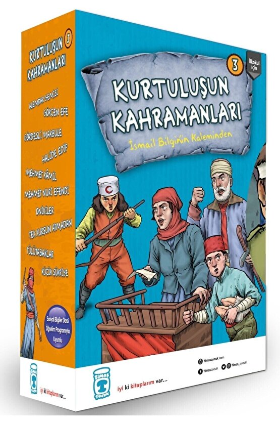 Kurtuluşun Kahramanları 3 Seti (10 Kitap Takım)