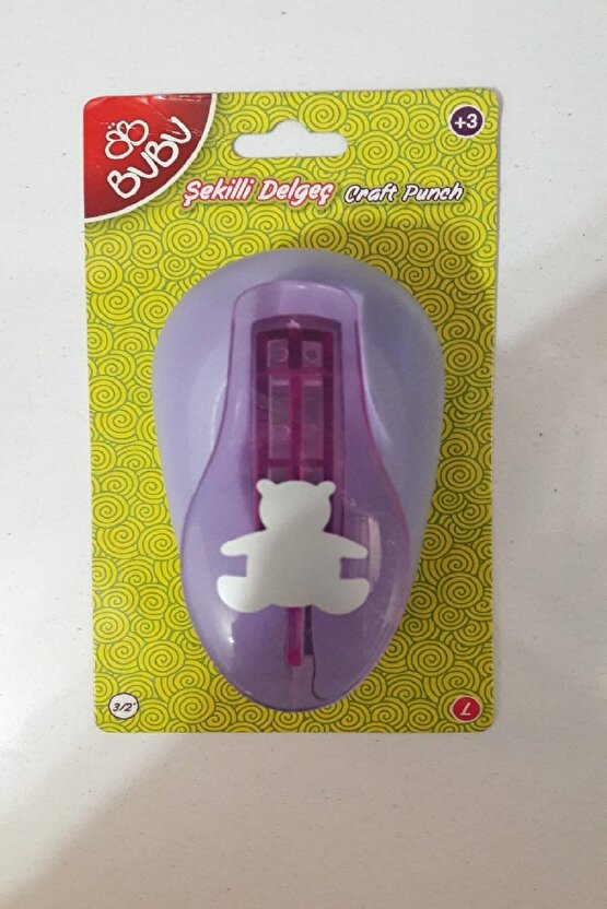 Bu-bu Şekilli Eva Ve Kağıt Delgeç Ayıcık 32 L ( 4 Cm )