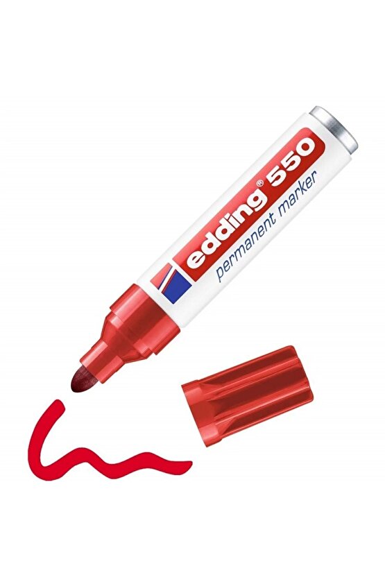 550 Kırmızı Uç Marker Kalem