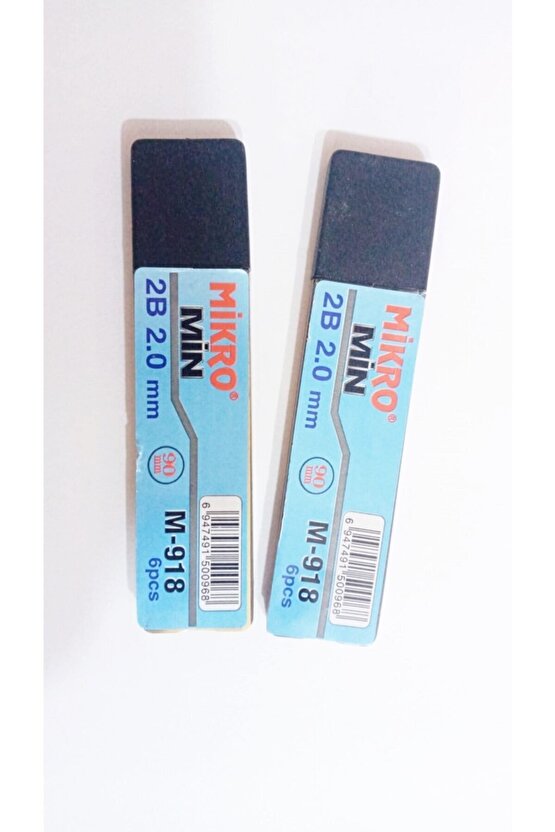 2b 2.0mm Kalın Siyah Uç 2 Li Paket