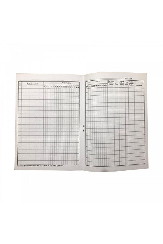 Aylık Puantaj Defteri