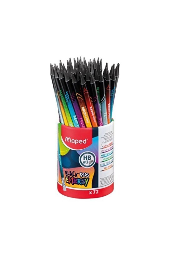 Silgili Kurşun Kalem (72 Li Kavanoz) 3154148520023