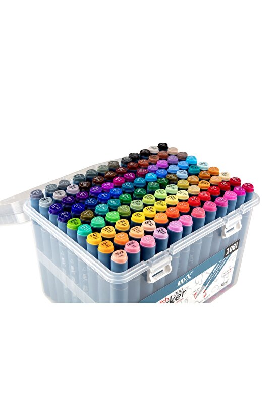 Art-x Sketch Marker Çift Taraflı Kalem Seti 108li