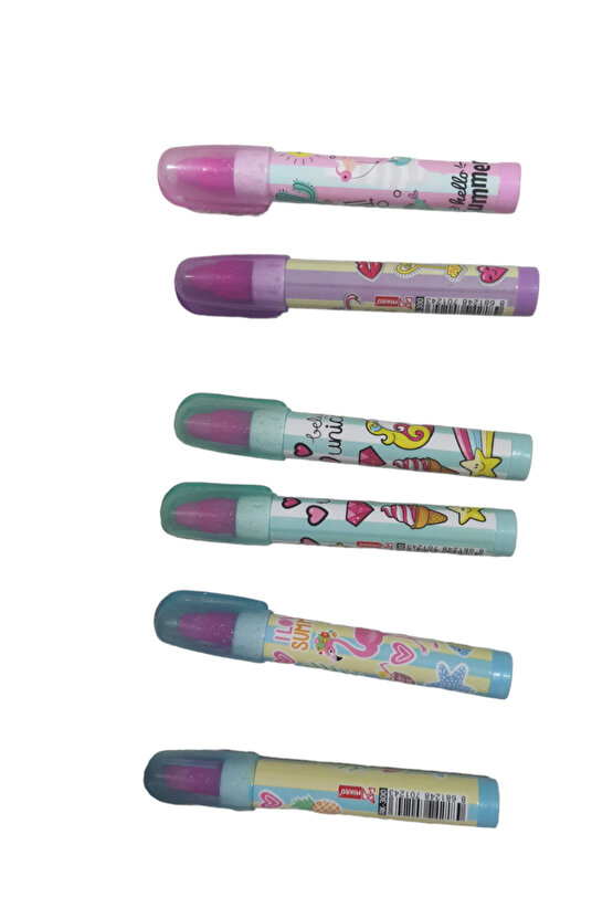 6 adet roket silgi (yumurtlayan silgi)