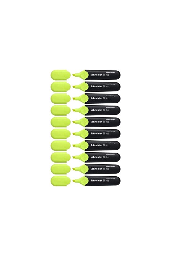 150 Job Sarı Fosforlu Kalem 10 Adet