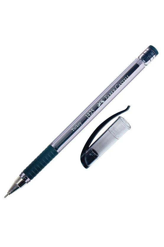 1425 Siyah Iğne Uçlu Tükenmez Kalem 7li