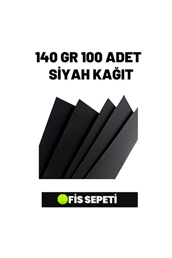 A4 Siyah Fotokopi Kağıdı 140 Gr 100 Adet