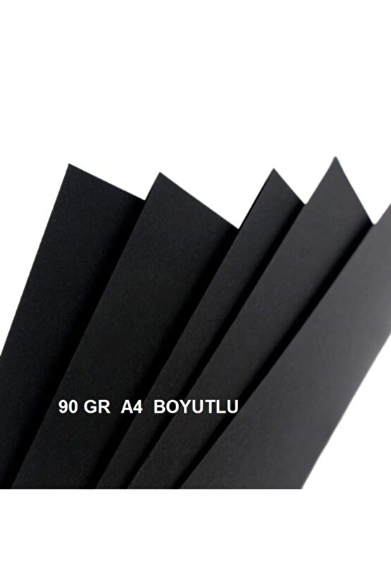 Siyah A4 90 Gr Fotokopi 50 Adet -yazı Kağıdı