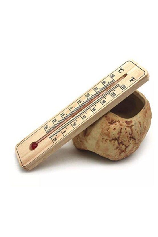 Ahşap Derece Termometre Duvar Tipi Dayanıklı Termometre