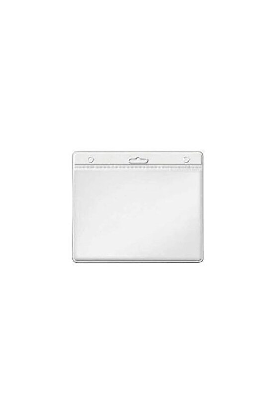 306 Yaka Kartı Poşeti 11,7 X 11 Cm Şeffaf 100 Lü (1 Paket 100 Adet)